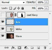 pohľad na vrstvy
