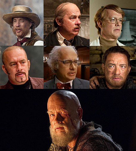 Tom Hanks vytvoril 6 rozdielnych postáv plus Zachryho v rôznych časových líniách