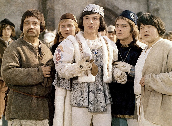 Zľava Vladimír Menšík, Vítězslav Jandák, Pavel Trávníček, Jaroslav Drbohlav a syn Heleny Růžičkovej Jirka