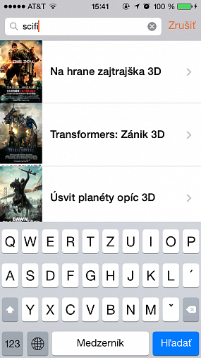 Vyhľadávať môžete aj podľa žánru