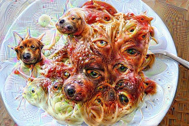Na pôvodnej fotografií bol tanier špagiet