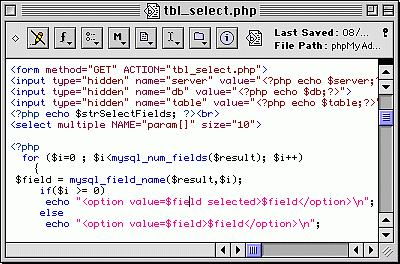 HTML kód spolu s PHP kódom