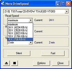 Nero DriveSpeed