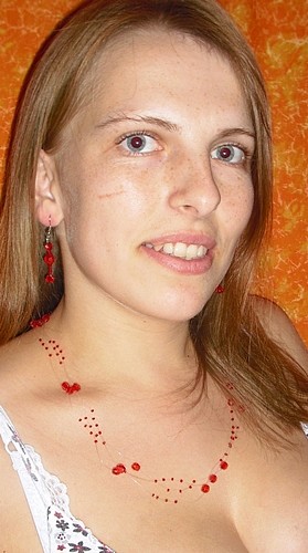 Motanicový náhrdelník a náušnice