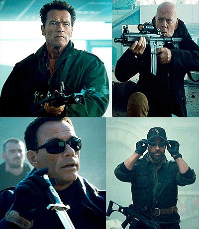 Vo filme sa stretne ešte viac akčných hercov, ako v jednotke